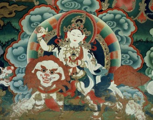 Tashi Tseringma (from a Bhutanese mural).jpg