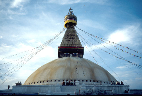 Boudhanath Stupa in Nepal A center of Buddhist translation for centuries