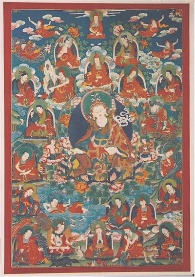 Padmasambhava and his 25 disciples